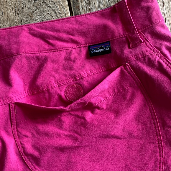 Patagonia Common Threads Womens Solid Cargo Pocket Mini Skirt Pink - Picture 8 of 10